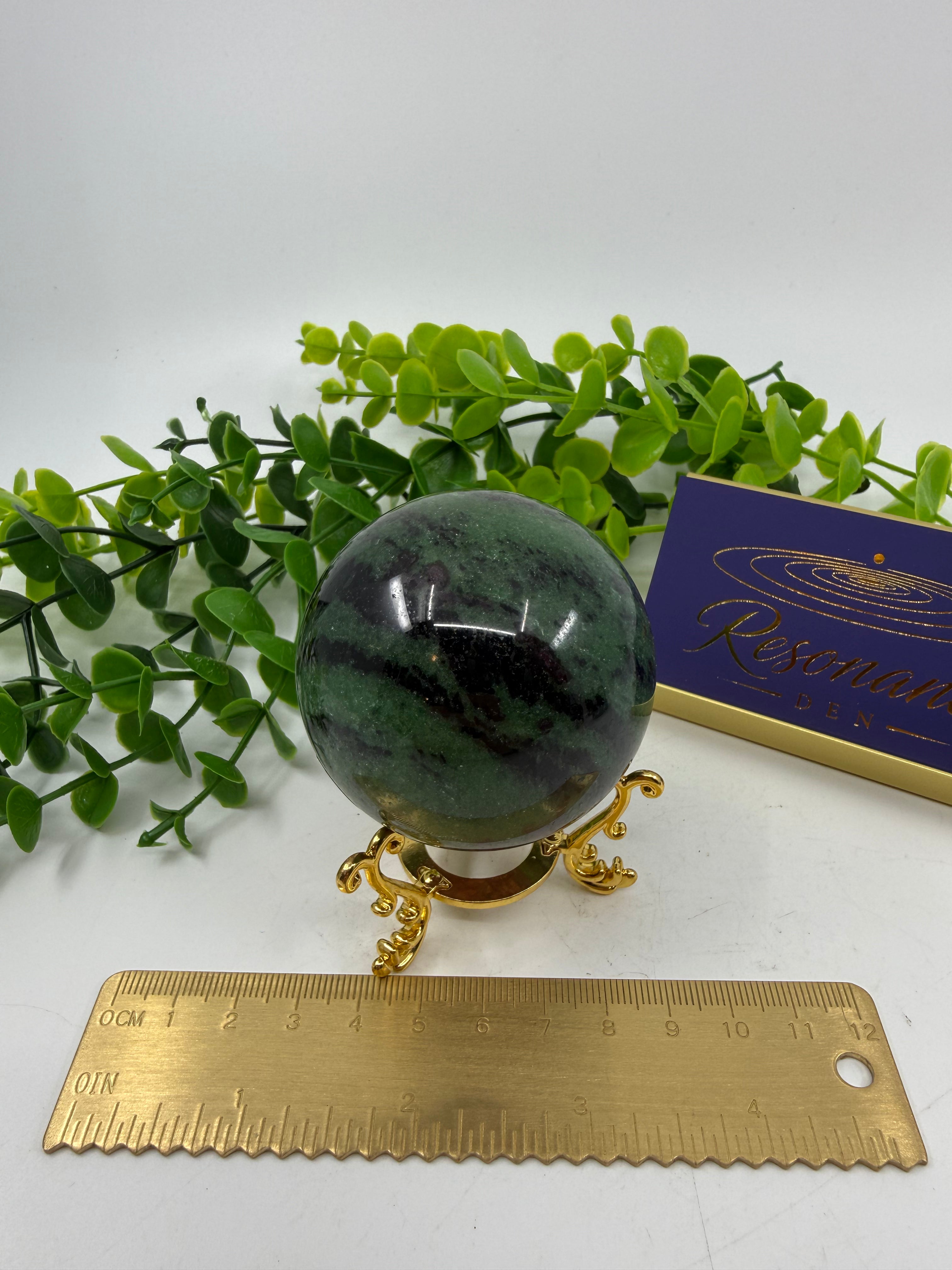 Ruby Zoisite Sphere (Opt H)