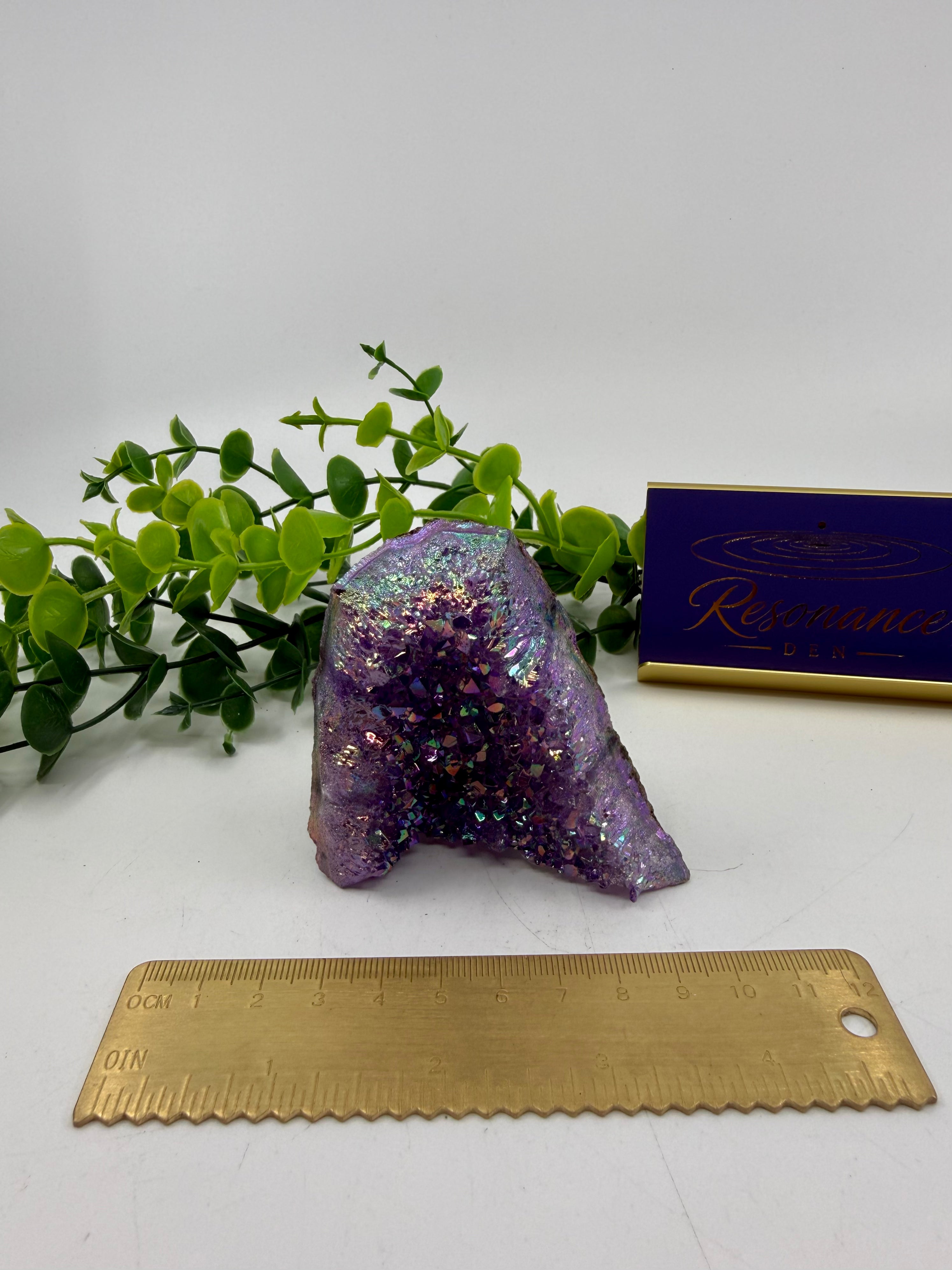 Aura Amethyst Raw Cluster (Opt A)