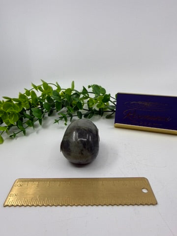 Labradorite Small Skull Carving