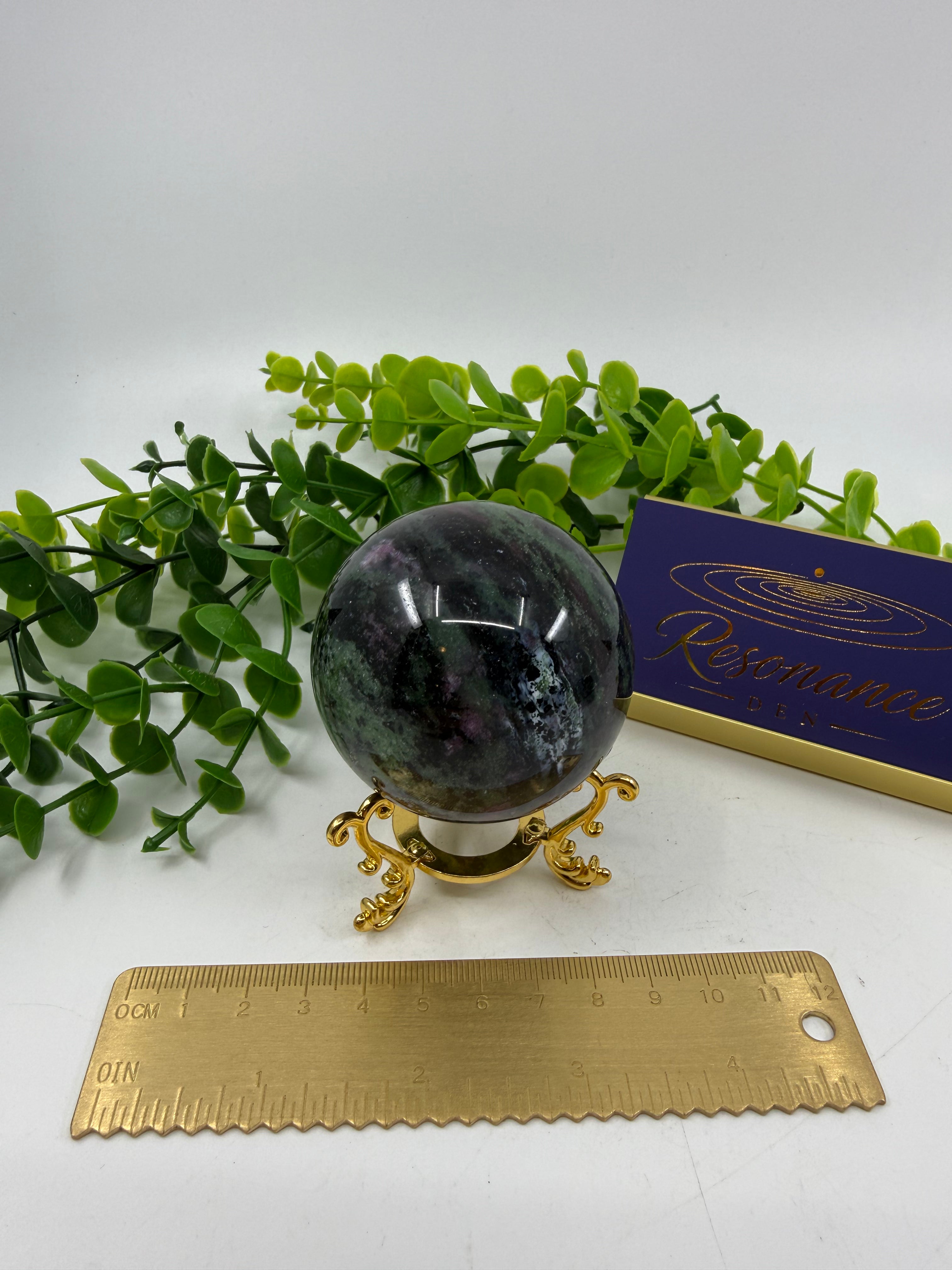 Ruby Zoisite Sphere (Opt I)