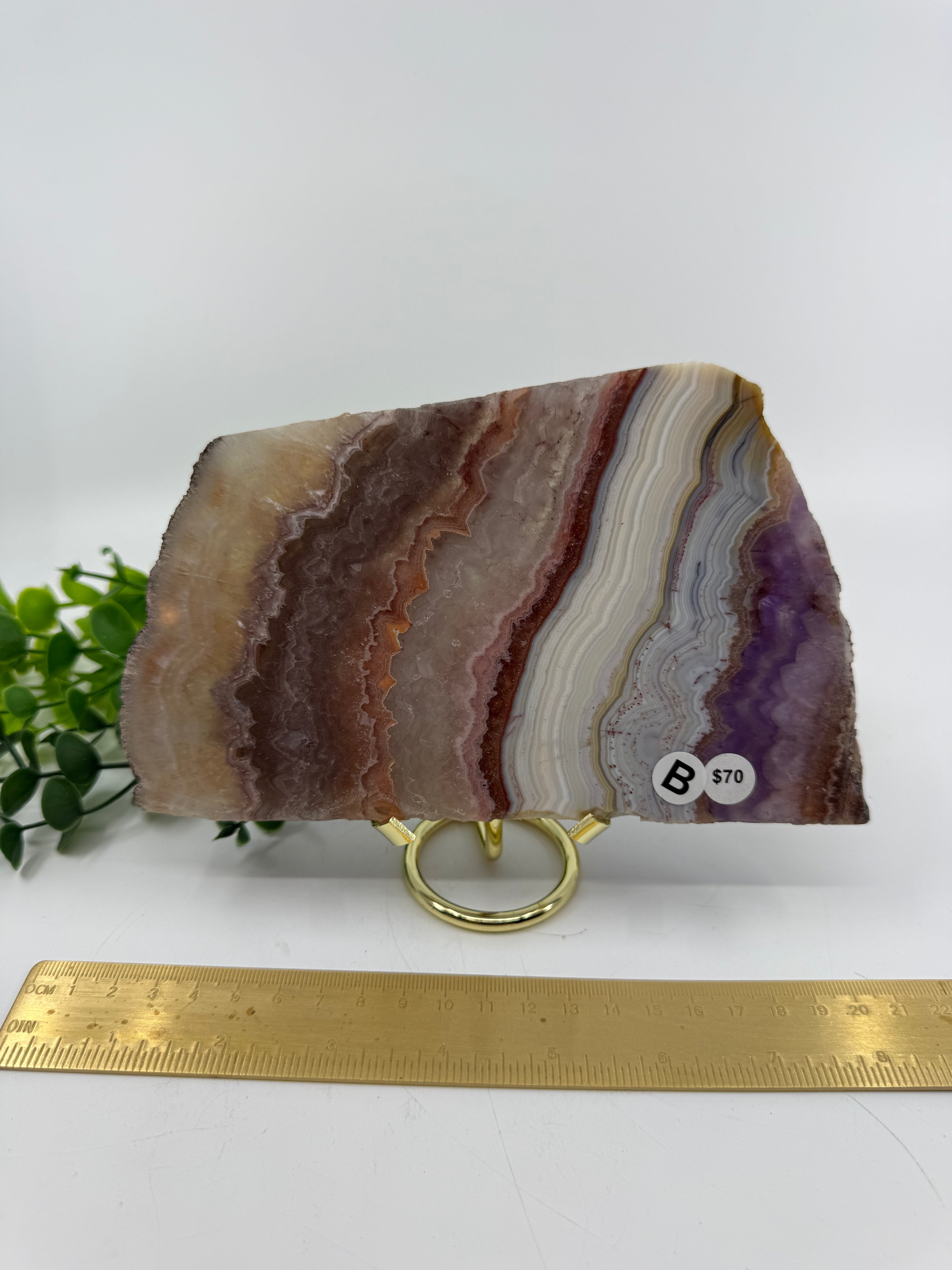 Chevron Amethyst Slab (Opt B)