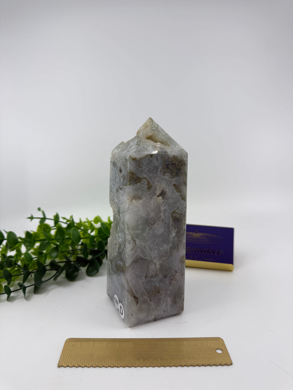 Moss Agate Large Tower (Opt D)