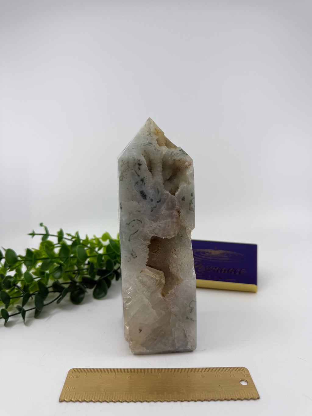 Moss Agate Large Tower (Opt D)