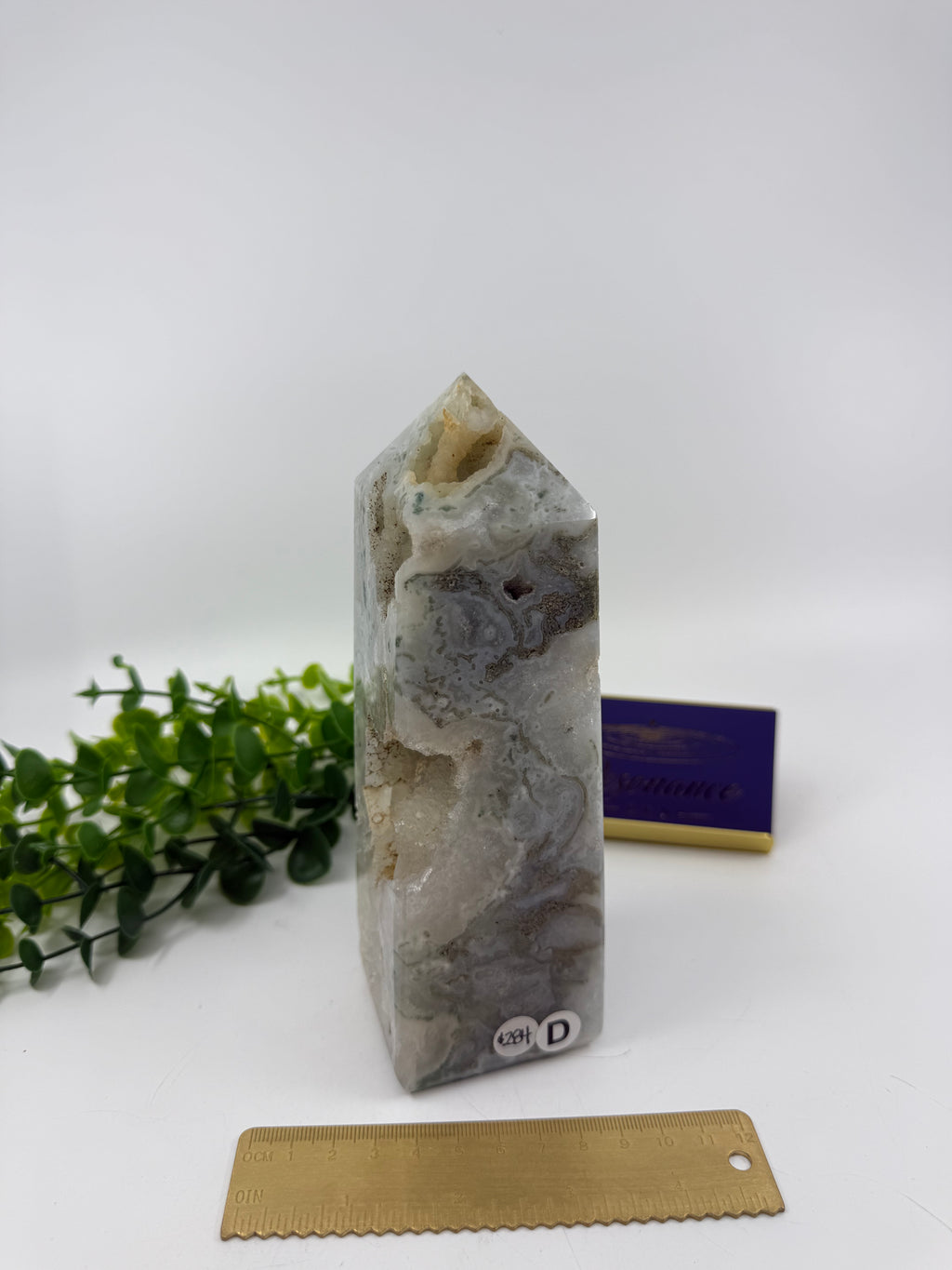 Moss Agate Large Tower (Opt D)