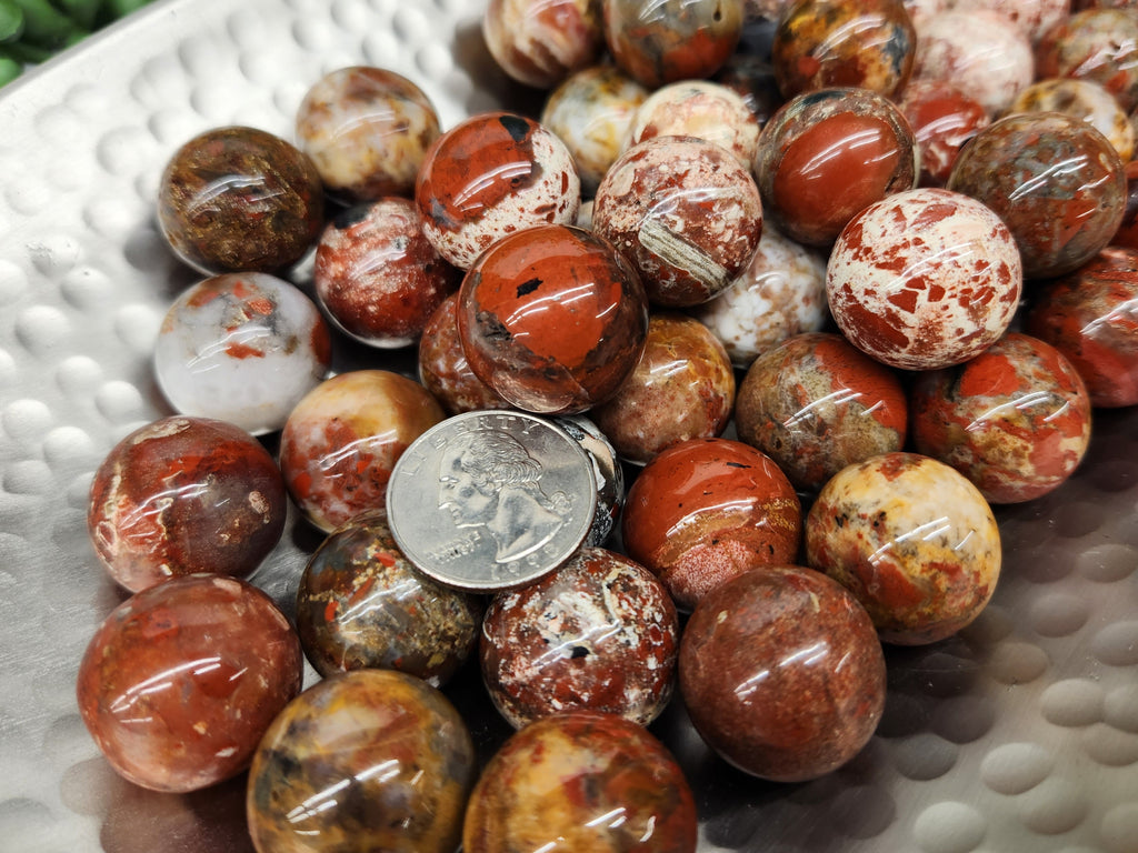 Brecciated Jasper Sphere
